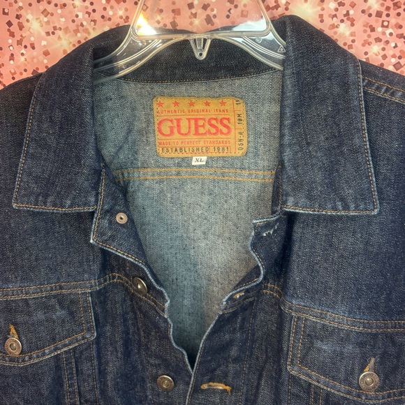 Men Guess Denim Jacket - Picture 2 of 13